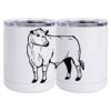 10 oz. White Stainless Steel Short Tumbler Thumbnail