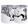 10 oz. White Stainless Steel Short Tumbler Thumbnail