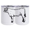 10 oz. White Stainless Steel Short Tumbler Thumbnail