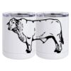 10 oz. White Stainless Steel Short Tumbler Thumbnail