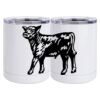 10 oz. White Stainless Steel Short Tumbler Thumbnail
