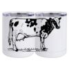 10 oz. White Stainless Steel Short Tumbler Thumbnail