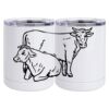 10 oz. White Stainless Steel Short Tumbler Thumbnail