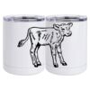 10 oz. White Stainless Steel Short Tumbler Thumbnail
