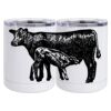 10 oz. White Stainless Steel Short Tumbler Thumbnail