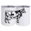 10 oz. White Stainless Steel Short Tumbler Thumbnail
