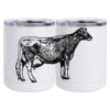 10 oz. White Stainless Steel Short Tumbler Thumbnail