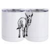 10 oz. White Stainless Steel Short Tumbler Thumbnail