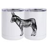 10 oz. White Stainless Steel Short Tumbler Thumbnail