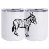 10 oz. White Stainless Steel Short Tumbler Thumbnail