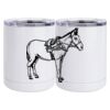 10 oz. White Stainless Steel Short Tumbler Thumbnail