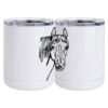 10 oz. White Stainless Steel Short Tumbler Thumbnail