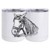 10 oz. White Stainless Steel Short Tumbler Thumbnail