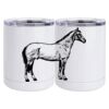 10 oz. White Stainless Steel Short Tumbler Thumbnail