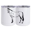 10 oz. White Stainless Steel Short Tumbler Thumbnail