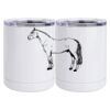 10 oz. White Stainless Steel Short Tumbler Thumbnail