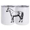 10 oz. White Stainless Steel Short Tumbler Thumbnail