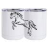10 oz. White Stainless Steel Short Tumbler Thumbnail
