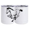 10 oz. White Stainless Steel Short Tumbler Thumbnail