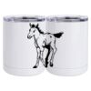 10 oz. White Stainless Steel Short Tumbler Thumbnail