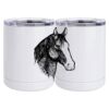 10 oz. White Stainless Steel Short Tumbler Thumbnail