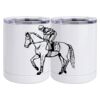10 oz. White Stainless Steel Short Tumbler Thumbnail