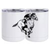 10 oz. White Stainless Steel Short Tumbler Thumbnail