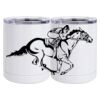 10 oz. White Stainless Steel Short Tumbler Thumbnail