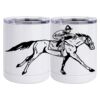 10 oz. White Stainless Steel Short Tumbler Thumbnail