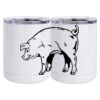 10 oz. White Stainless Steel Short Tumbler Thumbnail