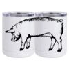 10 oz. White Stainless Steel Short Tumbler Thumbnail