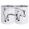 10 oz. White Stainless Steel Short Tumbler Thumbnail