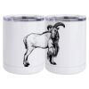 10 oz. White Stainless Steel Short Tumbler Thumbnail