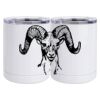 10 oz. White Stainless Steel Short Tumbler Thumbnail