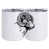 10 oz. White Stainless Steel Short Tumbler Thumbnail