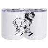 10 oz. White Stainless Steel Short Tumbler Thumbnail