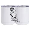 10 oz. White Stainless Steel Short Tumbler Thumbnail