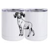 10 oz. White Stainless Steel Short Tumbler Thumbnail