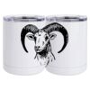 10 oz. White Stainless Steel Short Tumbler Thumbnail