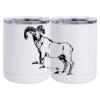 10 oz. White Stainless Steel Short Tumbler Thumbnail