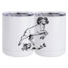 10 oz. White Stainless Steel Short Tumbler Thumbnail