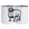 10 oz. White Stainless Steel Short Tumbler Thumbnail