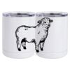 10 oz. White Stainless Steel Short Tumbler Thumbnail