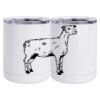 10 oz. White Stainless Steel Short Tumbler Thumbnail