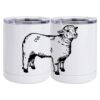 10 oz. White Stainless Steel Short Tumbler Thumbnail