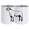 10 oz. White Stainless Steel Short Tumbler Thumbnail