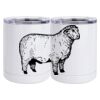10 oz. White Stainless Steel Short Tumbler Thumbnail