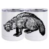 10 oz. White Stainless Steel Short Tumbler Thumbnail