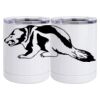 10 oz. White Stainless Steel Short Tumbler Thumbnail