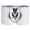 10 oz. White Stainless Steel Short Tumbler Thumbnail